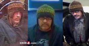 KRON4 Images of The Cotton Ball Bandit in action.