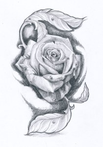 rose_tattoo_design_ii_by_klosmagda-d6vt5qz